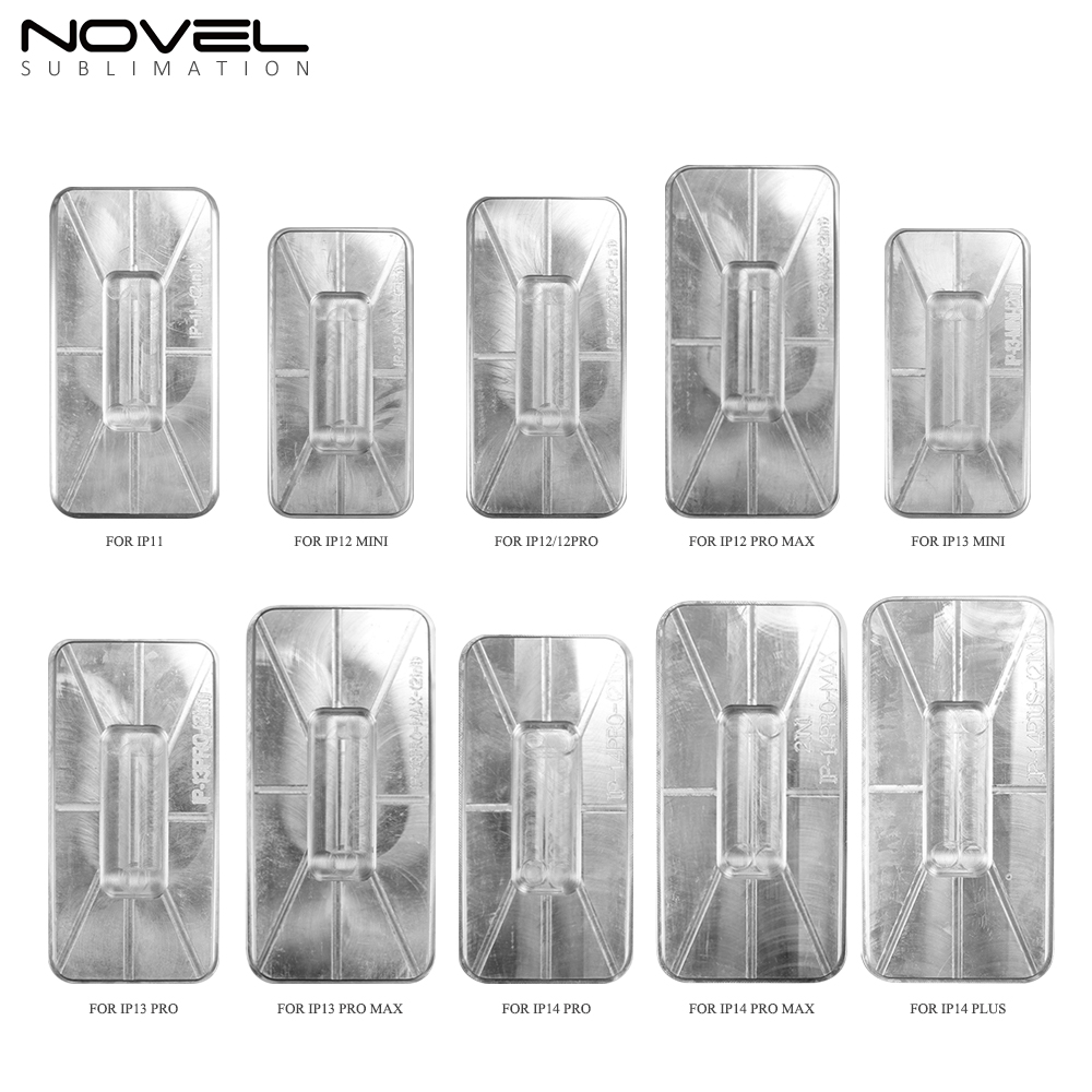 3D Metal Printing Mold for iPhone 17/16/15/14/13 Whole Series Sublimation 3D 2in1 Phone Case Jigs by using sublimation Film