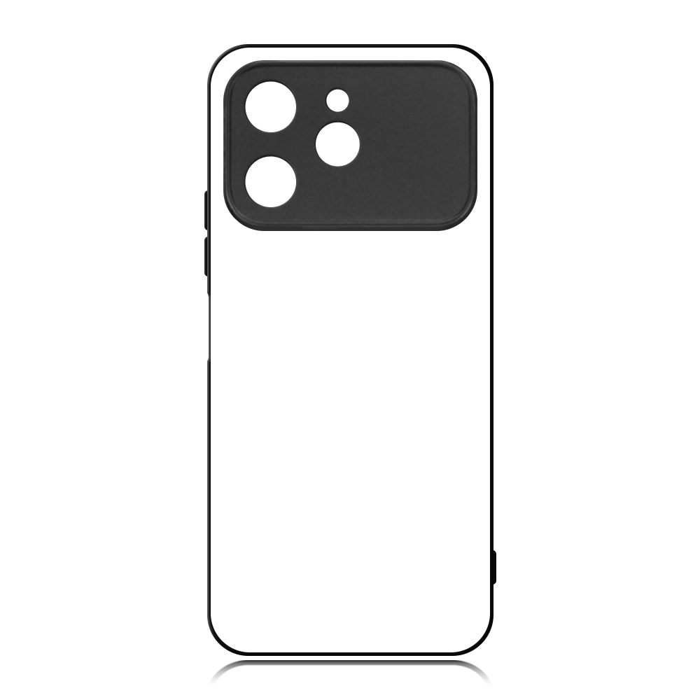 Smooth Sides!!! For Tecno Spark 40 Series Sublimation 2D TPU Silicone Phone Case Cover With Aluminum Insert for Tecno Spark 40 4G, Spark 40C, Spark 40 Pro, Spark 40 Pro Plus