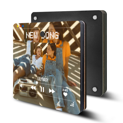 Sublimation Blank MDF Music Fridge Magnet Heat Transfer Printable Decorative Refrigerator  Magnetic Decal | Customizable Wooden Music Note Magnet for Locker, Whiteboard