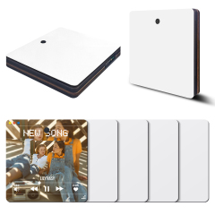 Sublimation Blank MDF Music Fridge Magnet Heat Transfer Printable Decorative Refrigerator  Magnetic Decal | Customizable Wooden Music Note Magnet for Locker, Whiteboard