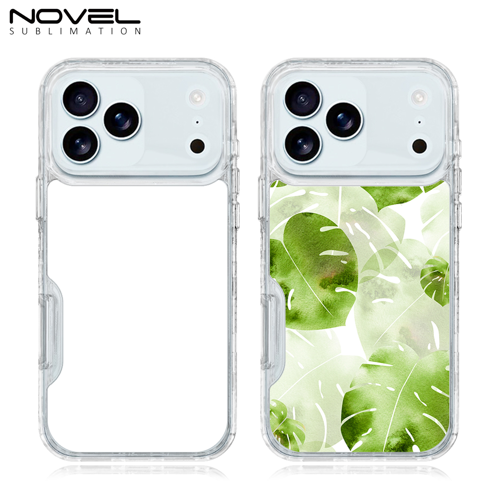 New arrival Sublimation 2D 3in1 Transparent Phone Case For iPhone 17 Series, iPhone 16,15,14,13,12 Series