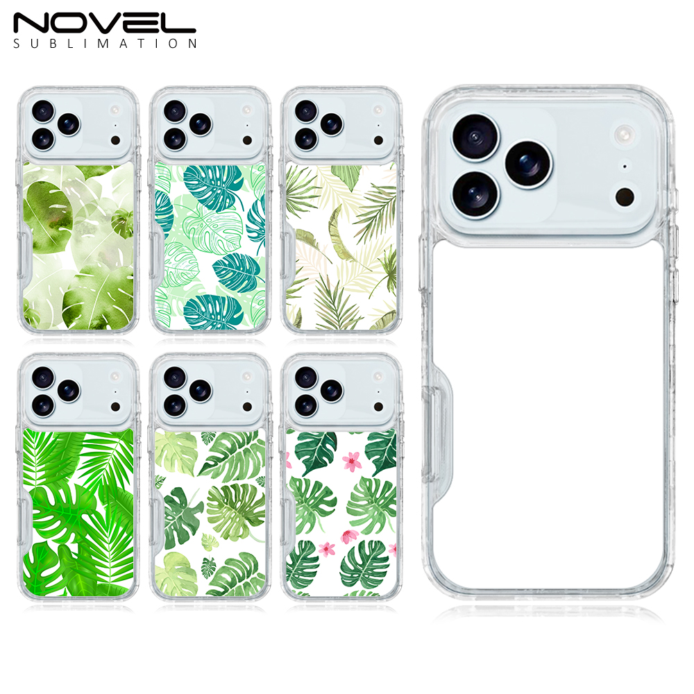 New arrival Sublimation 2D 3in1 Transparent Phone Case For iPhone 17 Series, iPhone 16,15,14,13,12 Series