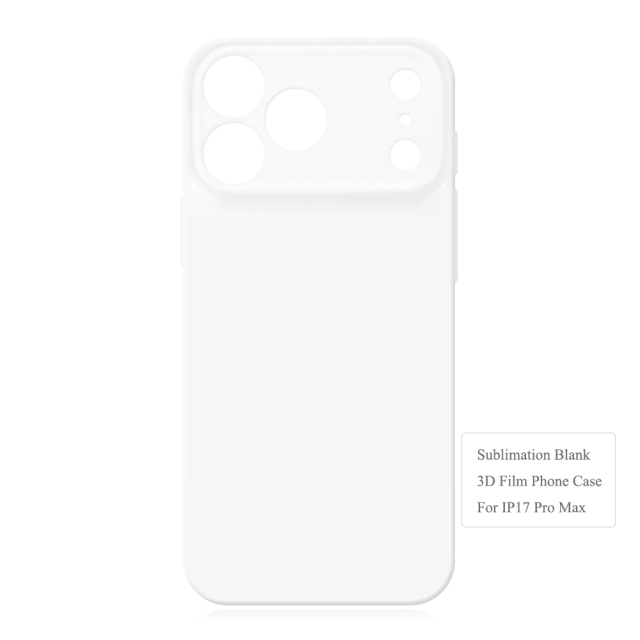 New Arrival 3D Film Sublimation Printing Fully Wrapped Hard Plastic Phone Case For iPhone 17,16,15 Series Full Coverage Mobile Phone Case