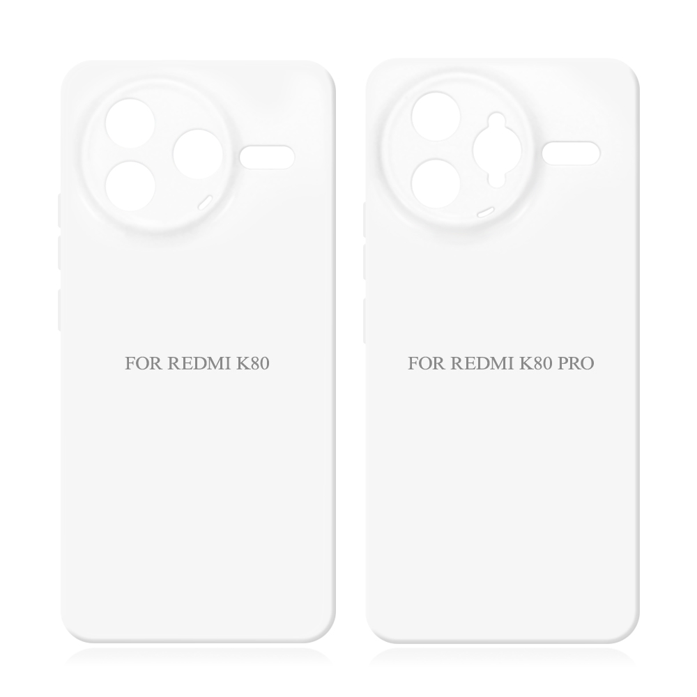 Sublimation 3D Film Soft Phone Case for Redmi K80 Heat Press Silicone Customizable Phone Cover TPU Full Cover Mobile Phone Case for Redmi Series