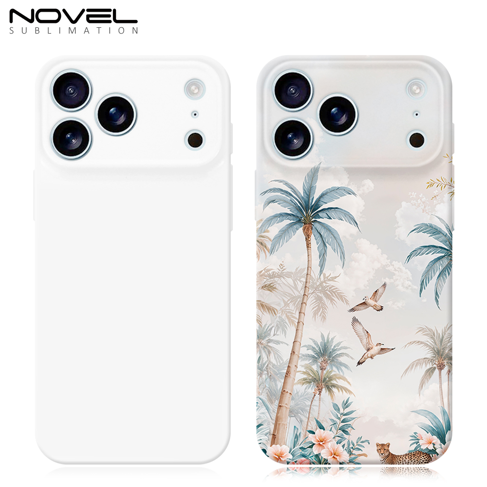 New Arrival 3D Film Sublimation Printing Fully Wrapped Hard Plastic Phone Case For iPhone 17,16,15 Series Full Coverage Mobile Phone Case