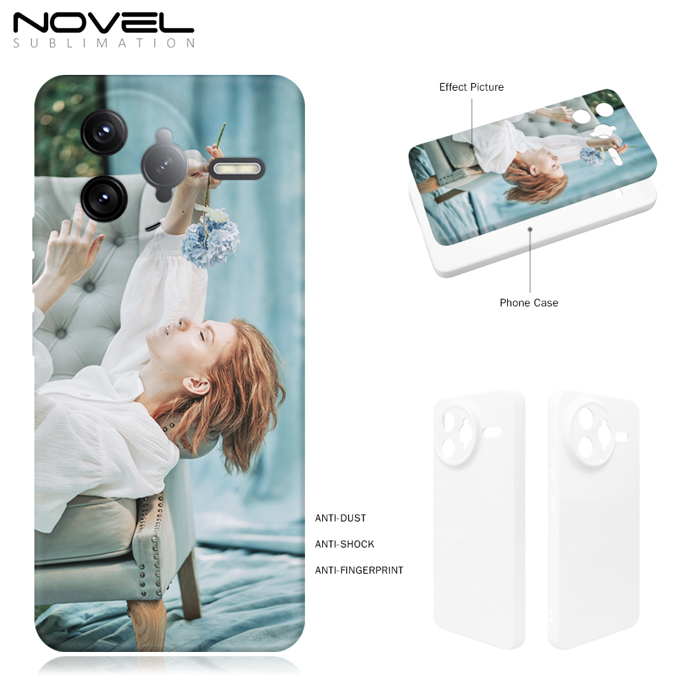 Sublimation 3D Film Soft Phone Case for Redmi K80 Heat Press Silicone Customizable Phone Cover TPU Full Cover Mobile Phone Case for Redmi Series