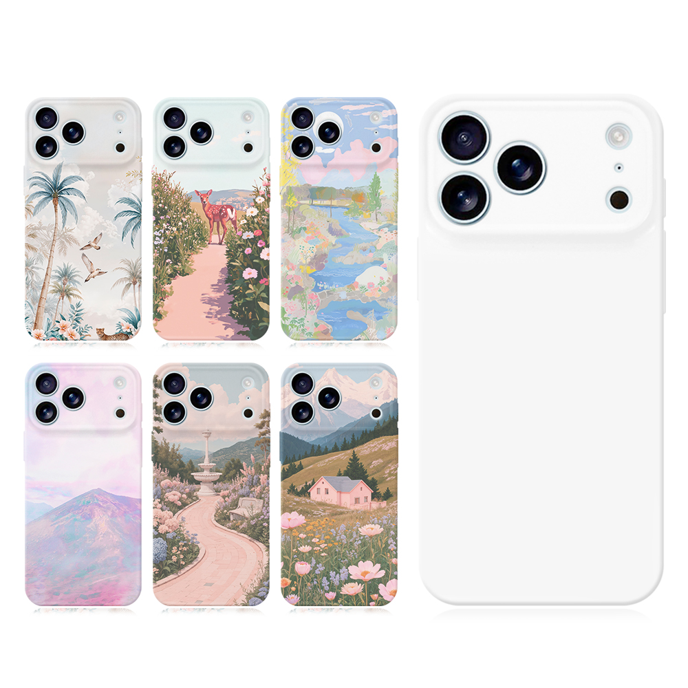 New Arrival 3D Film Sublimation Printing Fully Wrapped Hard Plastic Phone Case For iPhone 17,16,15 Series Full Coverage Mobile Phone Case