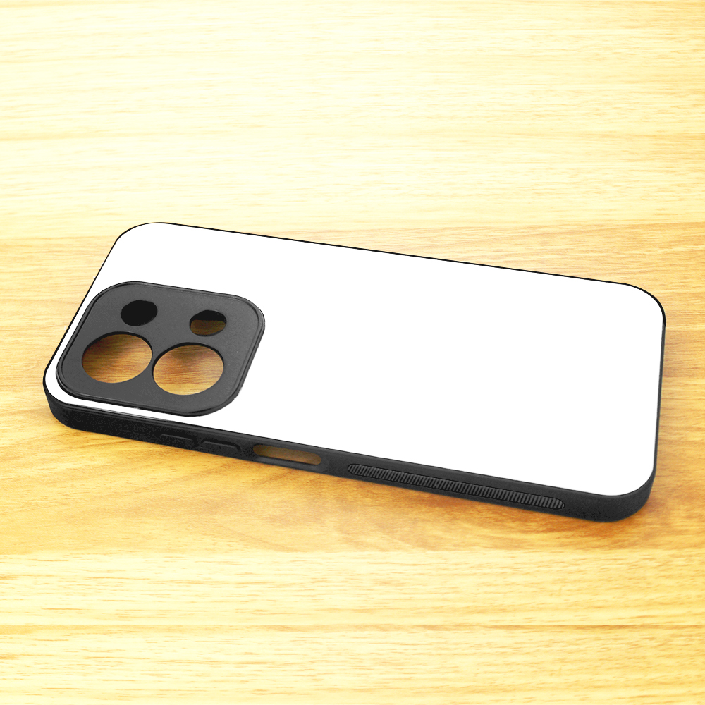 For Redmi 15C 4G EU, 13X, 14C 4G,Redmi 13C 5G,13C 4G DIY Logo Sublimation Blank 2D TPU Phone Case With Aluminum Insert