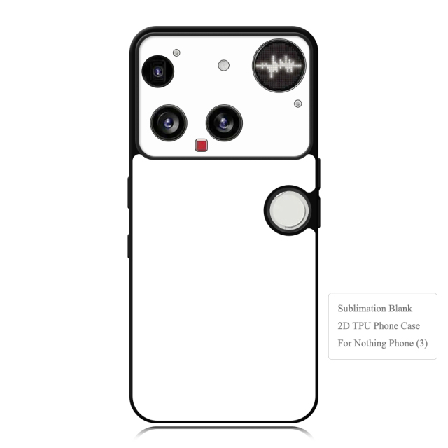 Sublimation 2D TPU Phone Case For Nothing Phone (3), Nothing Phone 3A ProSoft Rubber Heat Press DIY Printing Phone Cover