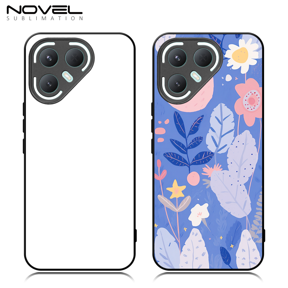 Smooth Sides!!! For Tecno Pova 7 Pro,Tecno Pova 7 Ultra 2D TPU Phone Case With Aluminum Insert For Sublimation Printing
