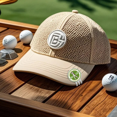 Sublimation Blank Golf Hat Clip - Magnetic Silver Cap Holder, Heat-Transfer Printable Golf Accessory, Magnet Clip for Hats & Caps