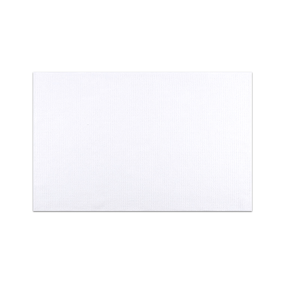 Blank Sublimation Waffle Weave Towel - White Heat-Transfer Printable Cloth, Waffle Textured Towel for Custom Designs | Reusable Waffle Fabric Towel