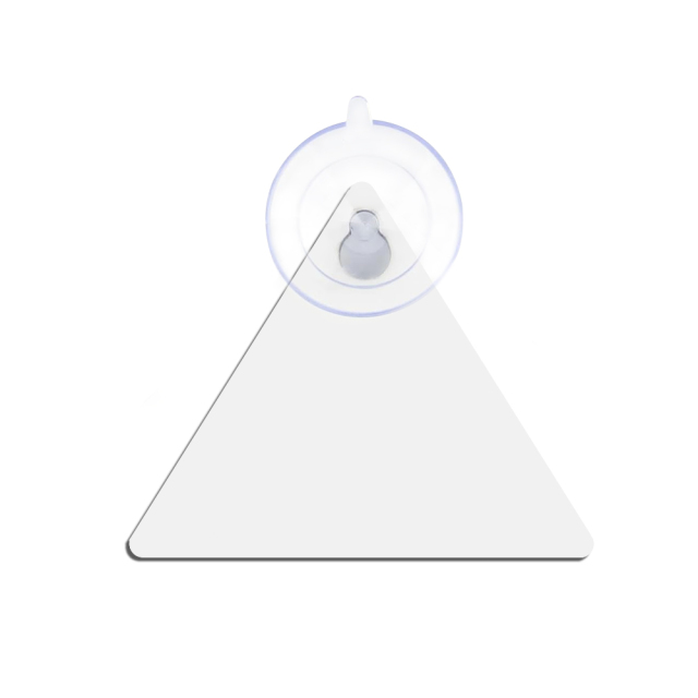 DIY MDF Blank Car Window Sign - Customizable Sublimation MDF Car Interior Reminder Sign - Includes Suction Cup for Easy Mounting