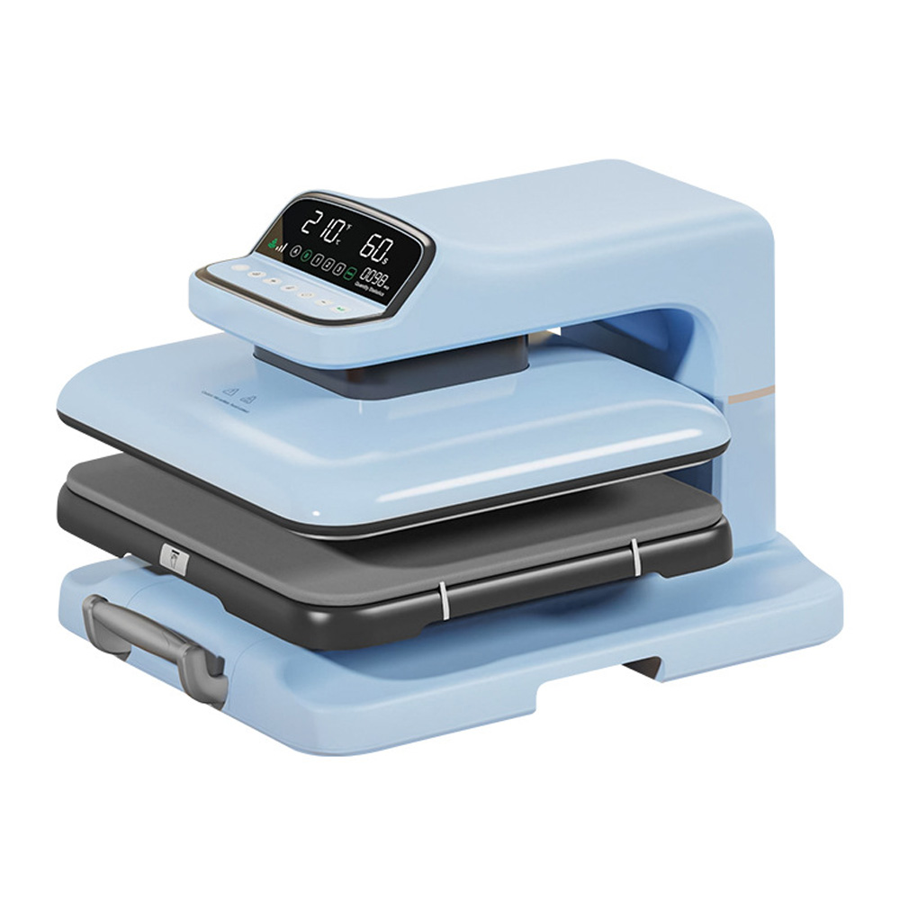 Special Price! Multi-Function Automatic Sublimation Heat Press - Pull-Out Design, 38x38cm Printing Size | Heat-Transfer Machine for Custom Apparel, Fabric & Crafts