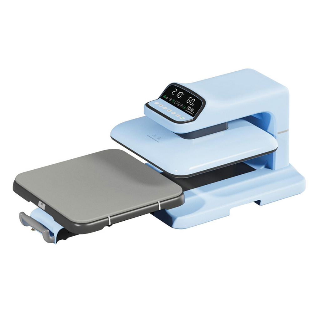 Special Price! Multi-Function Automatic Sublimation Heat Press - Pull-Out Design, 38x38cm Printing Size | Heat-Transfer Machine for Custom Apparel, Fabric & Crafts