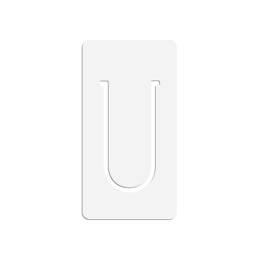 Blank Sublimation Double-Sided Shaped PET Bookmark - Heat Transfer Printable Irregular PET Book Marker, Customizable Double-Sided PET Page Holder Sublimation Stationery