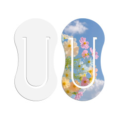 Blank Sublimation Double-Sided Shaped PET Bookmark - Heat Transfer Printable Irregular PET Book Marker, Customizable Double-Sided PET Page Holder Sublimation Stationery