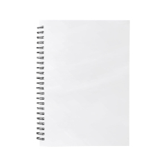 Sublimation Blank Heat Transfer Spiral Notebook - Hardboard Cover Journal, Customizable Spiral-Bound Notebook | Heat-Transfer Printable Hard Cover Spiral Notebook for Daily Use Sublimation Stationery