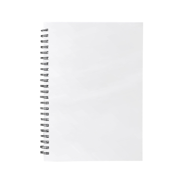 Sublimation Blank Heat Transfer Spiral Notebook - Hardboard Cover Journal, Customizable Spiral-Bound Notebook | Heat-Transfer Printable Hard Cover Spiral Notebook for Daily Use Sublimation Stationery