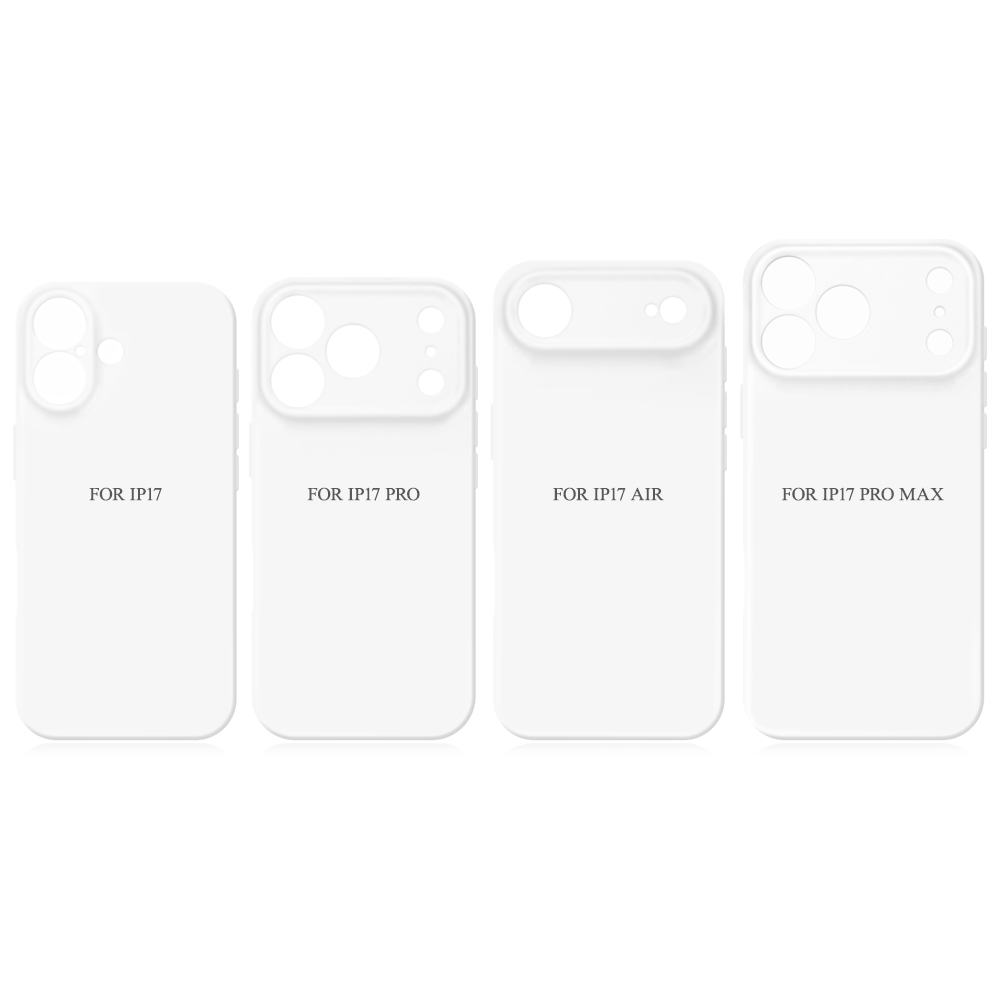Sublimation 3D Film TPU Phone Case For iPhone 17,16,15,14,13,12 Series Sublimation 3D Soft Coated Phone Case 3D Heat Transfer Silicone Phone Case