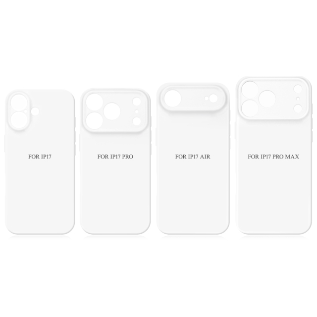 Sublimation 3D Film TPU Phone Case For iPhone 17,16,15,14,13,12 Series Sublimation 3D Soft Coated Phone Case 3D Heat Transfer Silicone Phone Case