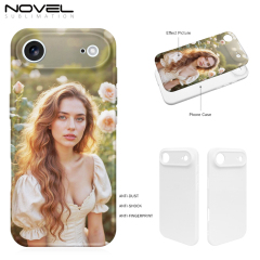 Sublimation 3D Film TPU Phone Case For iPhone 17,16,15,14,13,12 Series Sublimation 3D Soft Coated Phone Case 3D Heat Transfer Silicone Phone Case