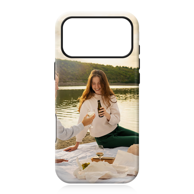 New arrival Sublimation 3D 2in1 Coated Magsafe Phone Case For iPhone 17,16,15,14,13 Series Support Wireless Charging