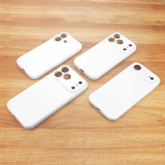 Sublimation 3D Film TPU Phone Case For iPhone 17,16,15,14,13,12 Series Sublimation 3D Soft Coated Phone Case 3D Heat Transfer Silicone Phone Case
