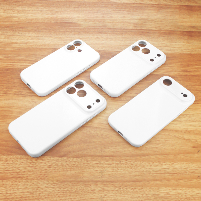 Sublimation 3D Film TPU Phone Case For iPhone 17,16,15,14,13,12 Series Sublimation 3D Soft Coated Phone Case 3D Heat Transfer Silicone Phone Case