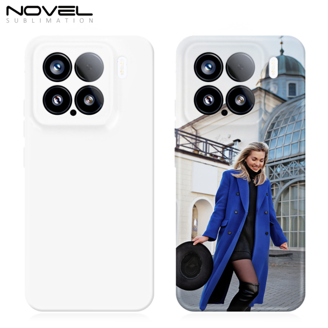 Sublimation 3D Film Soft Phone Case For Xiaomi 15 Series Heat Press Silicone Customizable Phone Cover Full Cover Mobile Phone Case