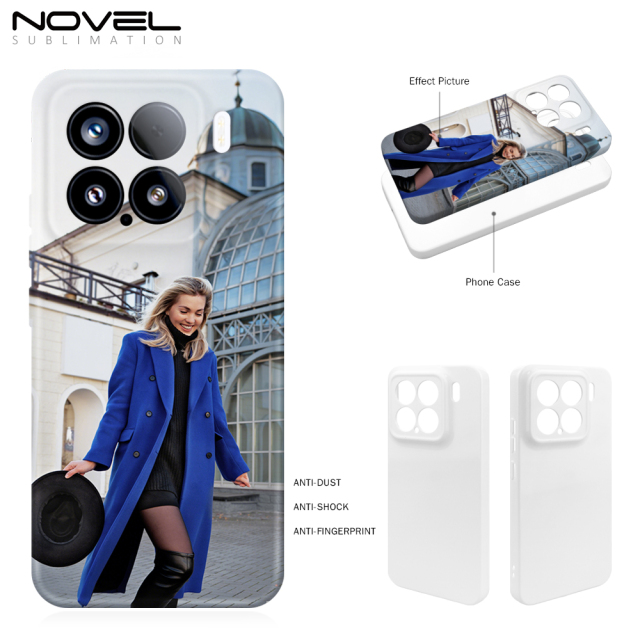 Sublimation 3D Film Soft Phone Case For Xiaomi 15 Series Heat Press Silicone Customizable Phone Cover Full Cover Mobile Phone Case