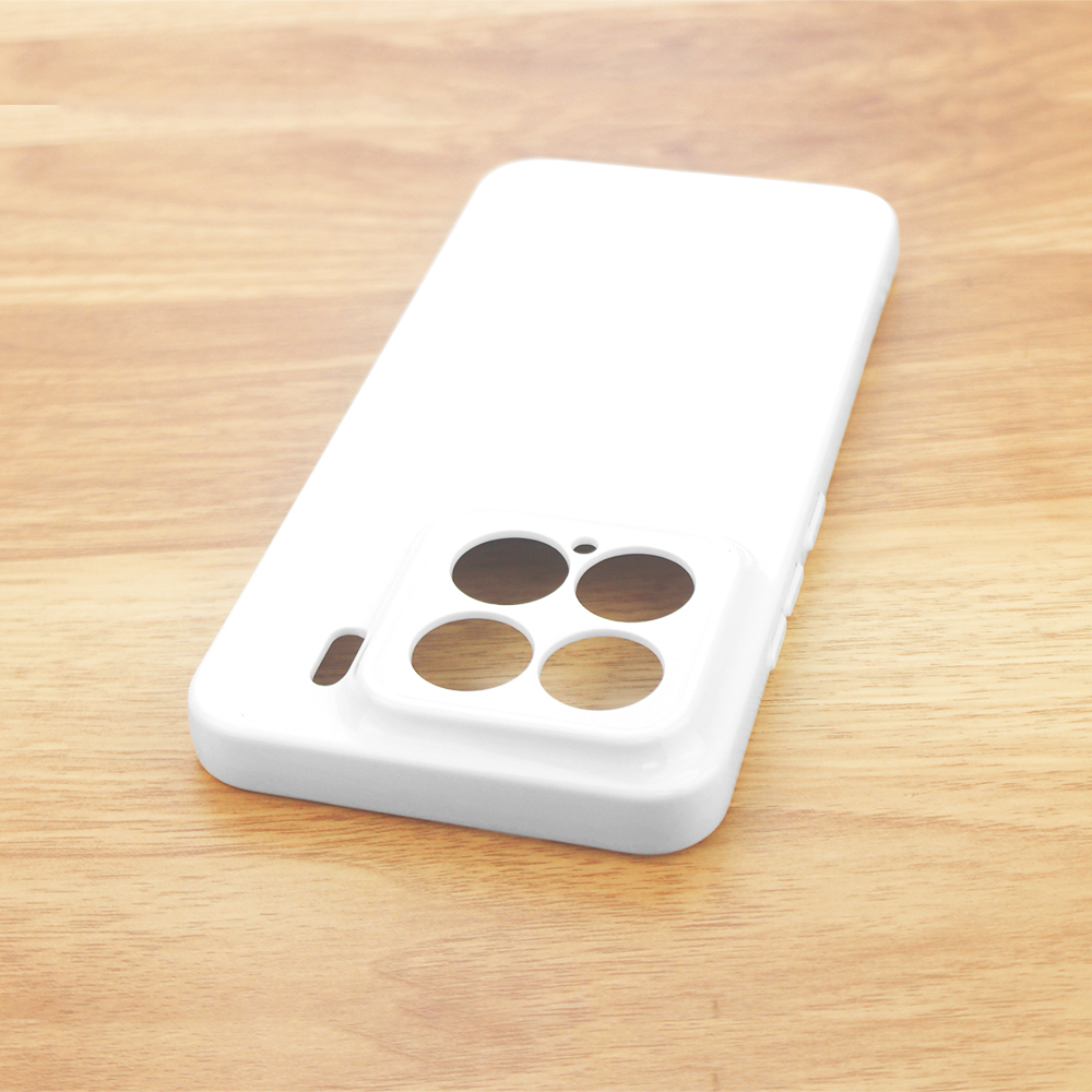 Sublimation 3D Film Soft Phone Case For Xiaomi 15 Series Heat Press Silicone Customizable Phone Cover Full Cover Mobile Phone Case