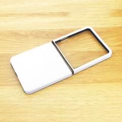 New Arrival 3D 2in1 Film Coated Phone Case Sublimation Foldable Phone Cover Customized DIY Cell Phone Case for Samsung Z Flip 7, Sumsung Flip Series