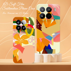 Sublimation 3D Film Soft Phone Case For Xiaomi 15 Ultra Heat Press Silicone Customizable Phone Cover Full Cover Mobile Phone Case