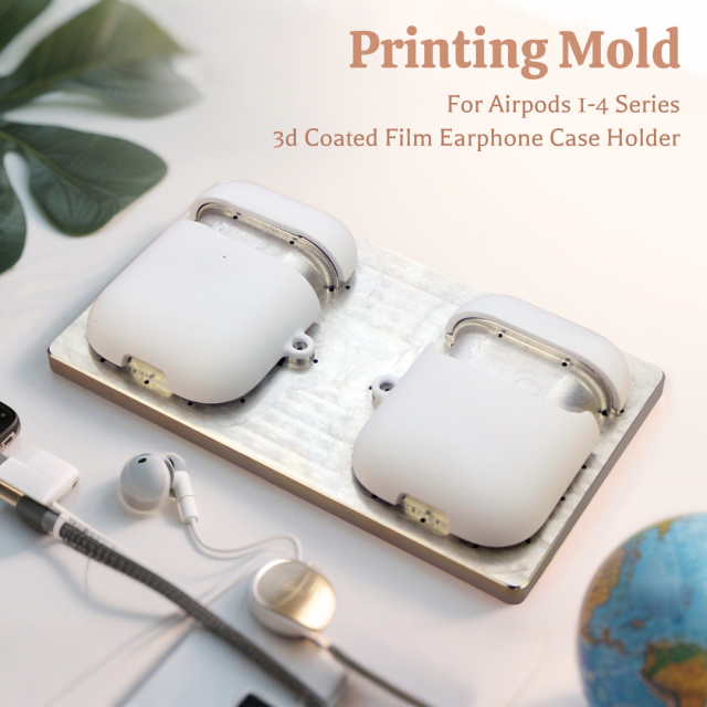 3D Sublimation Mold Metal Tool Jigs for Airpods Pro Case Cover 3D Earphone Case Mold