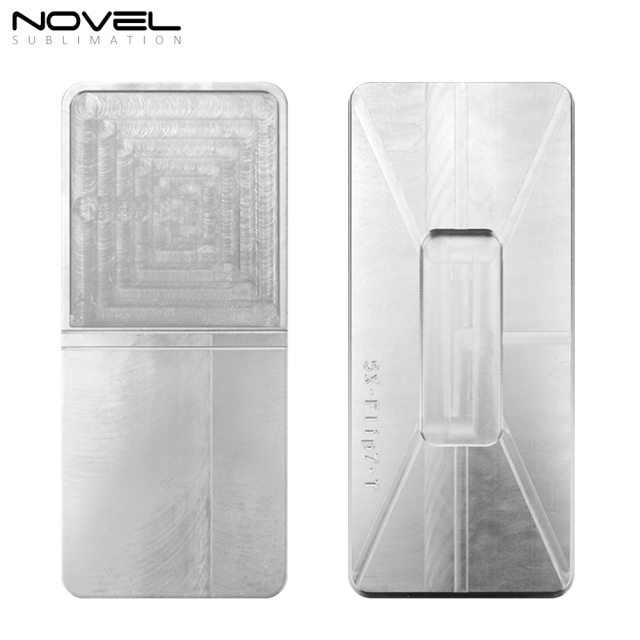 3D Metal Printing Mold for Samsung Z Flip Series Sublimation 3D 2in1 Film Coated Phone Case Jigs by using sublimation Film
