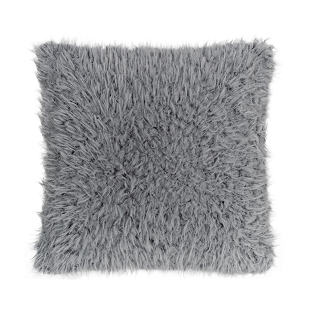 Sublimation Short Plush Pillowcase - Front Plush, Back Printable, Pink & Grey Pillow Case | Heat-Transfer Blank Pillow Cover, Customizable Soft Cushion Case