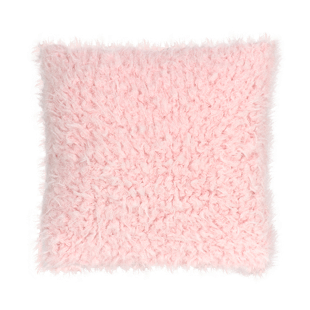 Sublimation Short Plush Pillowcase - Front Plush, Back Printable, Pink & Grey Pillow Case | Heat-Transfer Blank Pillow Cover, Customizable Soft Cushion Case