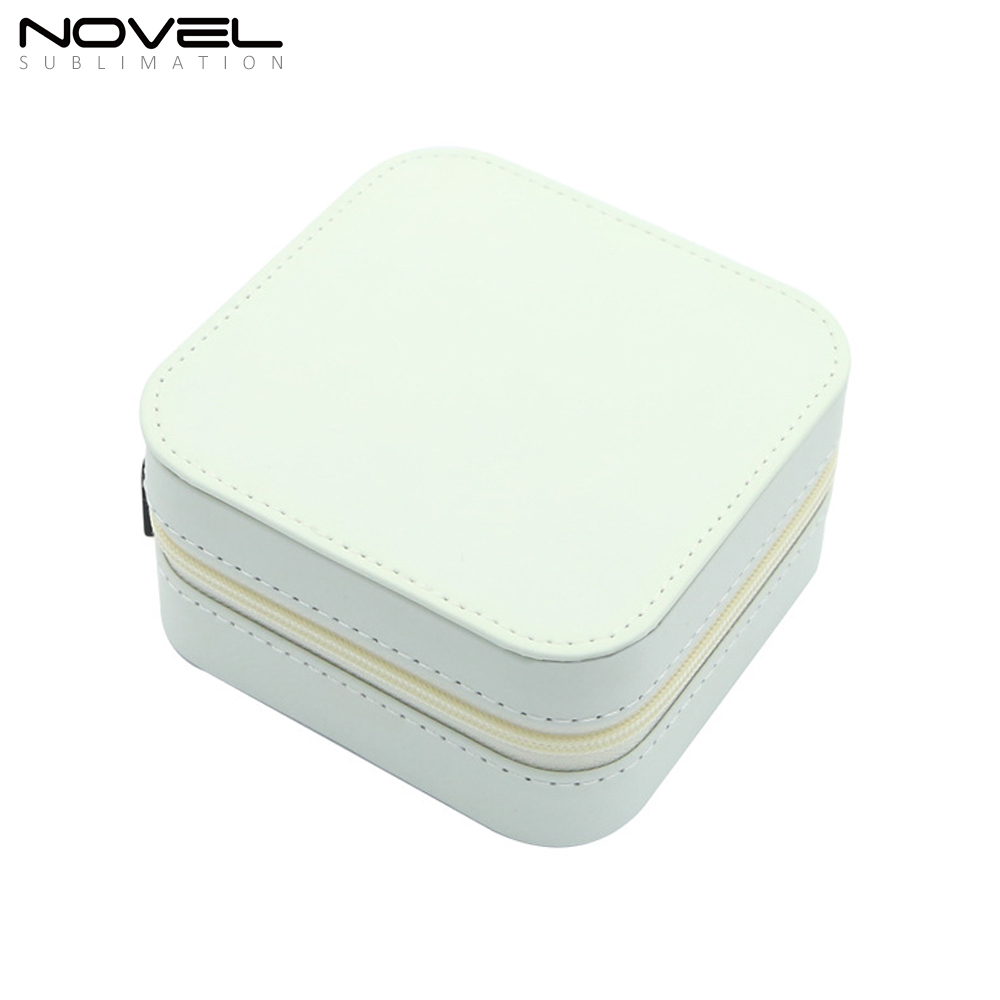 High Quality PU Leather Sublimation Blank Jewelry Box with 7 Colors Jewelry Storage Box