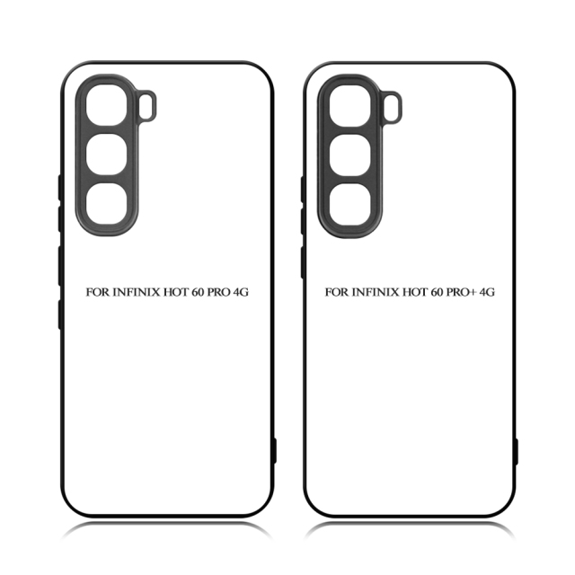 New Arrival Sublimation 2D TPU Phone Case for Infinix Hot 60, Hot 60i, Smart 10, Hot 50i/Smart 9 with Aluminum Insert