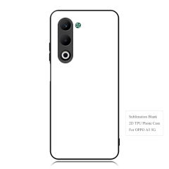 For Oppo A6X, A5 5G,A5 Pro 5G,A3X 5G,A3 Pro 5G Sublimation 2D TPU Case Cover With Aluminum Insert Blank Phone Case