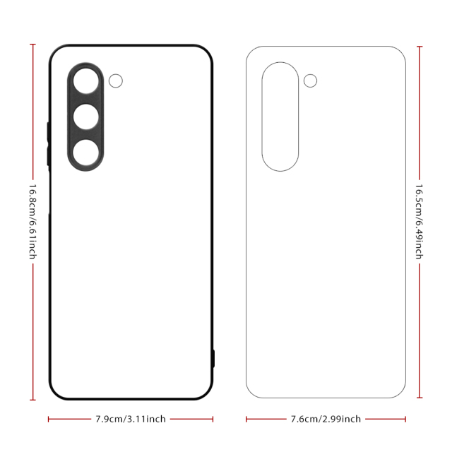 For Oppo A6X, A5 5G,A5 Pro 5G,A3X 5G,A3 Pro 5G Sublimation 2D TPU Case Cover With Aluminum Insert Blank Phone Case