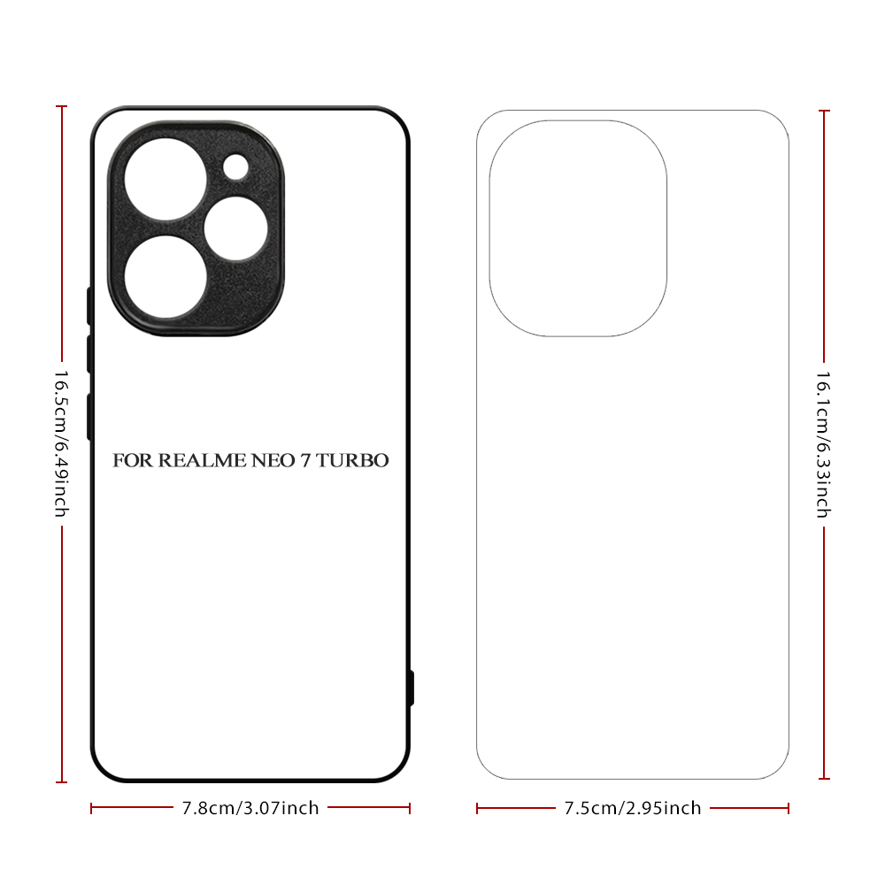 Sublimation 2D TPU Phone Cases for Realme P4 Power, Realme 15 5G, Realme 14 5G, Realme 13 Pro 5G, Realme14 Pro 5G,14 Pro+ 5G,Realme P3 Pro 5G Heat Transfer 2D TPU Phone Back Cover With Aluminum Sheet For DIY Customization.