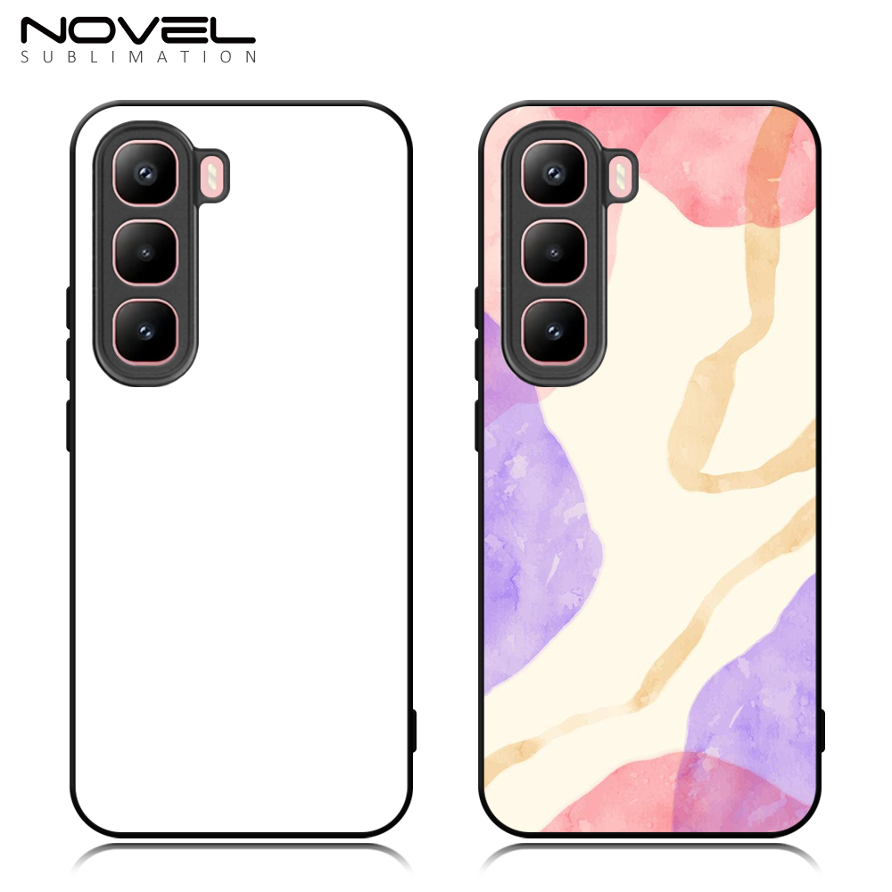 New Arrival Sublimation 2D TPU Phone Case for Infinix Smart 20, Hot 60, Hot 60i, Smart 10, Hot 50i/Smart 9 with Aluminum Insert