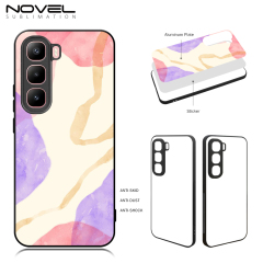 New Arrival Sublimation 2D TPU Phone Case for Infinix Hot 60, Hot 60i, Smart 10, Hot 50i/Smart 9 with Aluminum Insert
