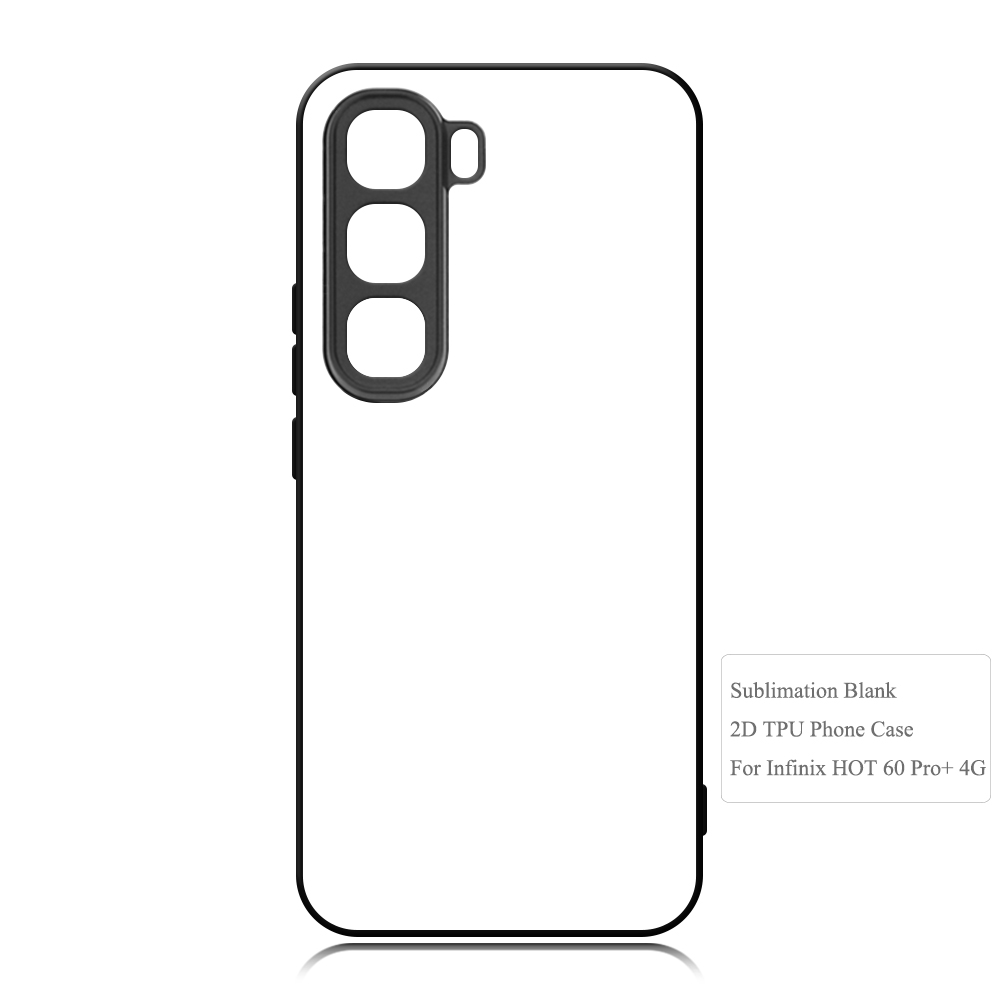 New Arrival Sublimation 2D TPU Phone Case for Infinix Smart 20, Hot 60, Hot 60i, Smart 10, Hot 50i/Smart 9 with Aluminum Insert