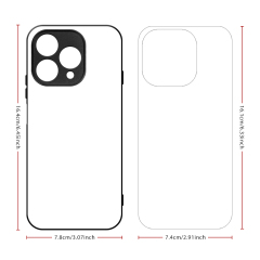 Sublimation Blank 2D TPU Phone Case DIY Custom Shock-proof Phone Cover for Wiko Hi Enjoy 80 Pro 5G
