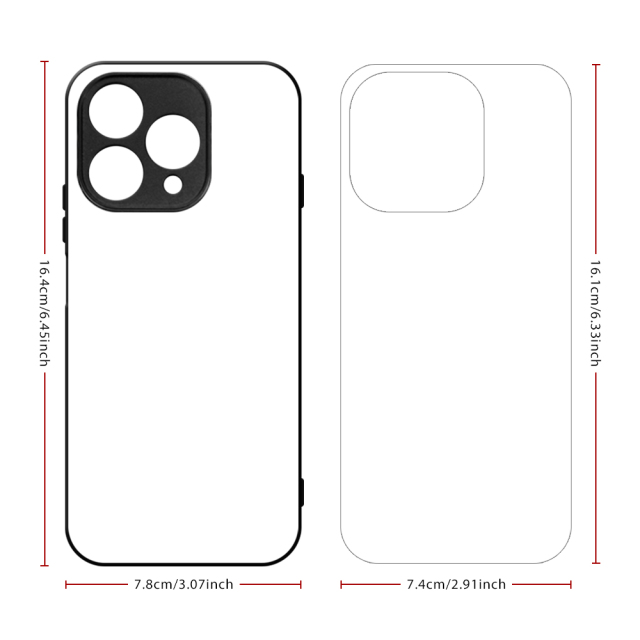 Sublimation Blank 2D TPU Phone Case DIY Custom Shock-proof Phone Cover for Wiko Hi Enjoy 80 Pro 5G
