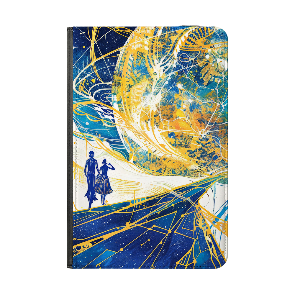 Universal Sublimation PU Leather Case for iPad Custom Holder with Silicone Buckle PU Cover for iPad Series Two Sizes to Choose