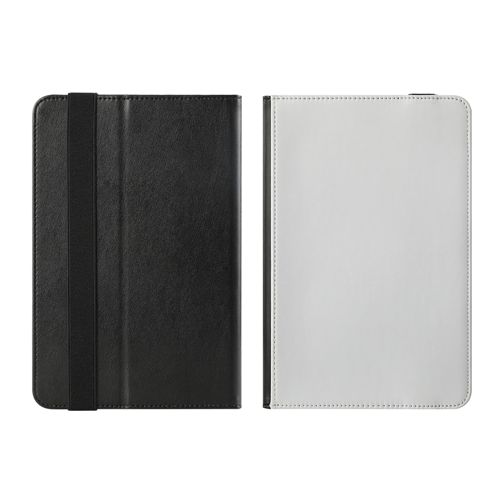 Universal Sublimation PU Leather Case for iPad Custom Holder with Silicone Buckle PU Cover for iPad Series Two Sizes to Choose